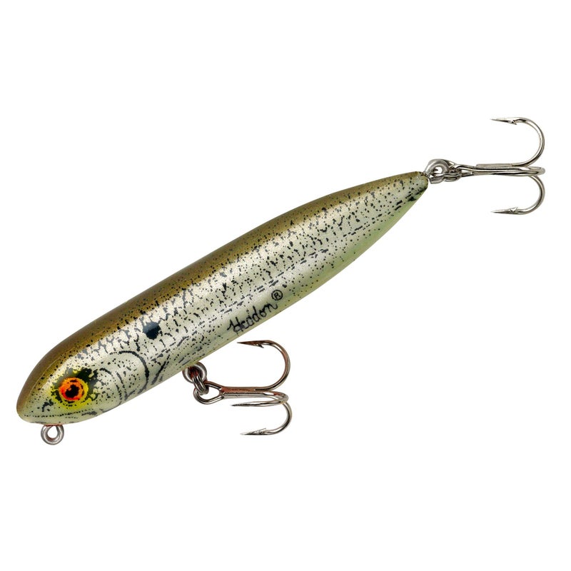 Heddon Zara Spook Topwater Fishing Lure - Legendary Walk-The-Dog Lure, G-Finish Shad, Zara Puppy (1/4 oz), 3-Inch - Image 1